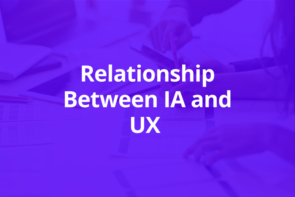 Relationship between IA and Ux