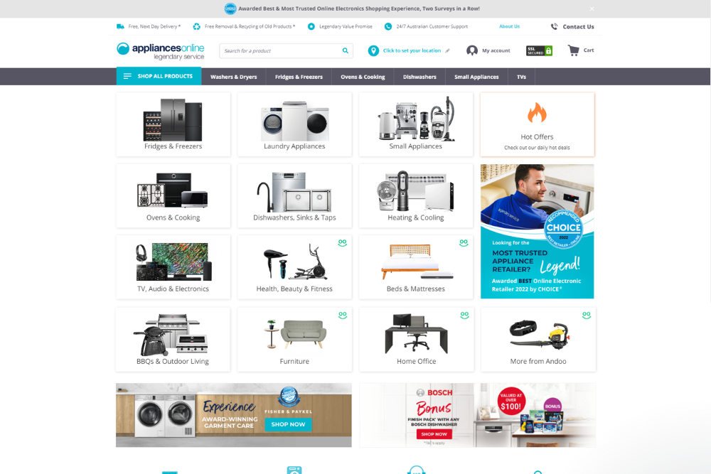 appliances online