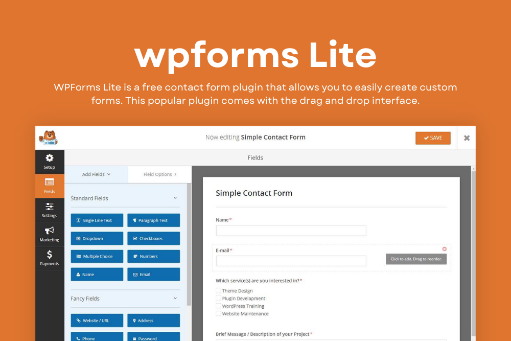 wpforms Lite